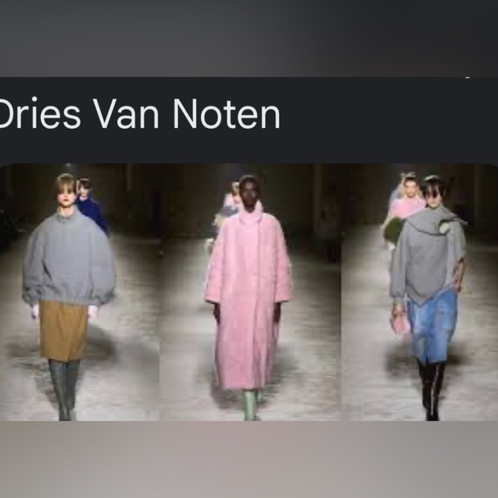 Dries Van Noten Oversized Brushed Wool-Blend Coat — Runway Edition Size M $3715